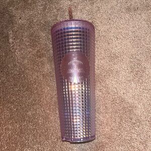 Starbucks Grid Gradient Light Pink Cold Cup Tumbler